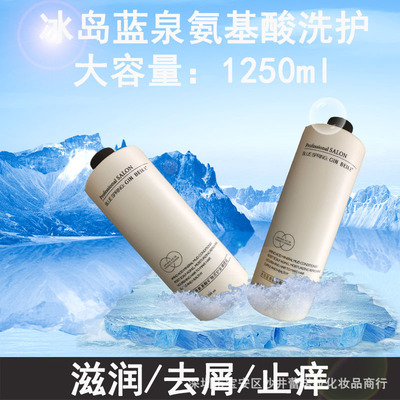 wholesale Iceland Blue Springs moist Oil control Dandruff Anti off shampoo Silicone repair Hair film Ointment hair conditioner