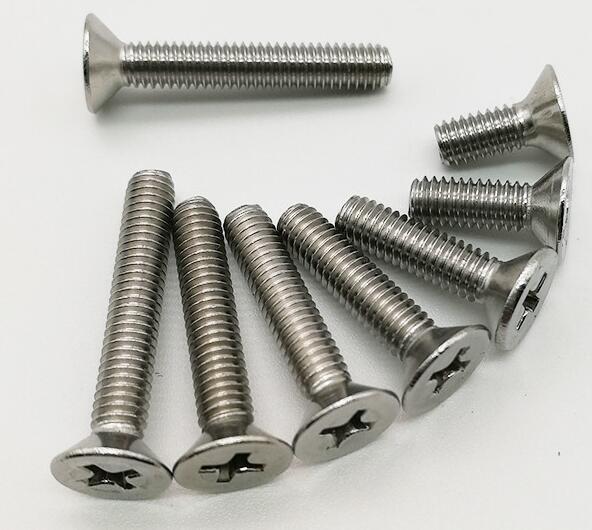 ANSIB18.3F 不锈钢 十字沉头机螺钉  5/16-18*1/2  沉头机螺钉