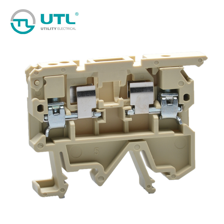 JUT2-4RD 悬臂分断式保险丝端子 尤提乐导轨式端子