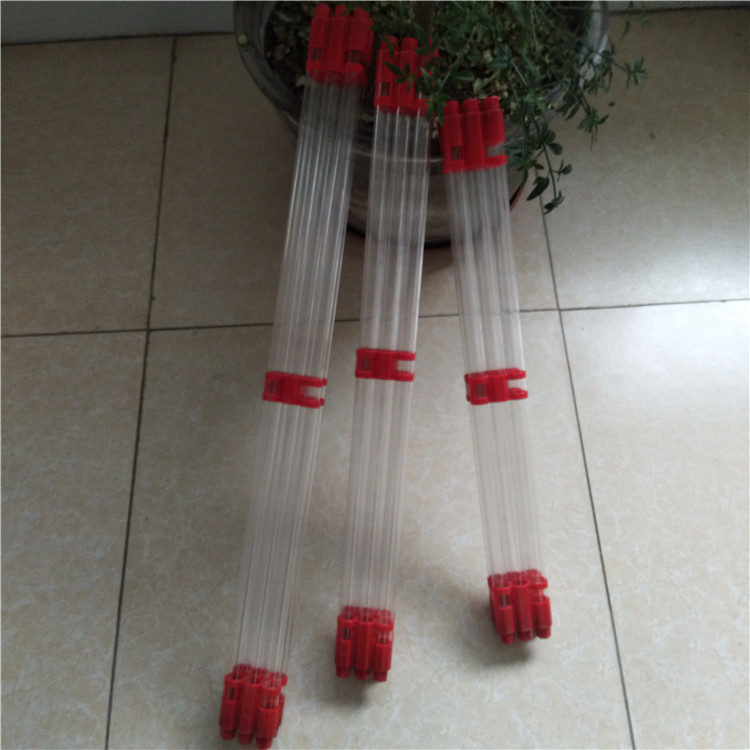 折叠漂桶加粗浮漂管 浮漂盒加厚透明ABS鱼漂收纳管钓鱼漂盒渔具