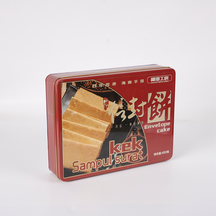 实力厂家生产包装   马口铁饼干铁盒  各种磨砂铁铁盒定做