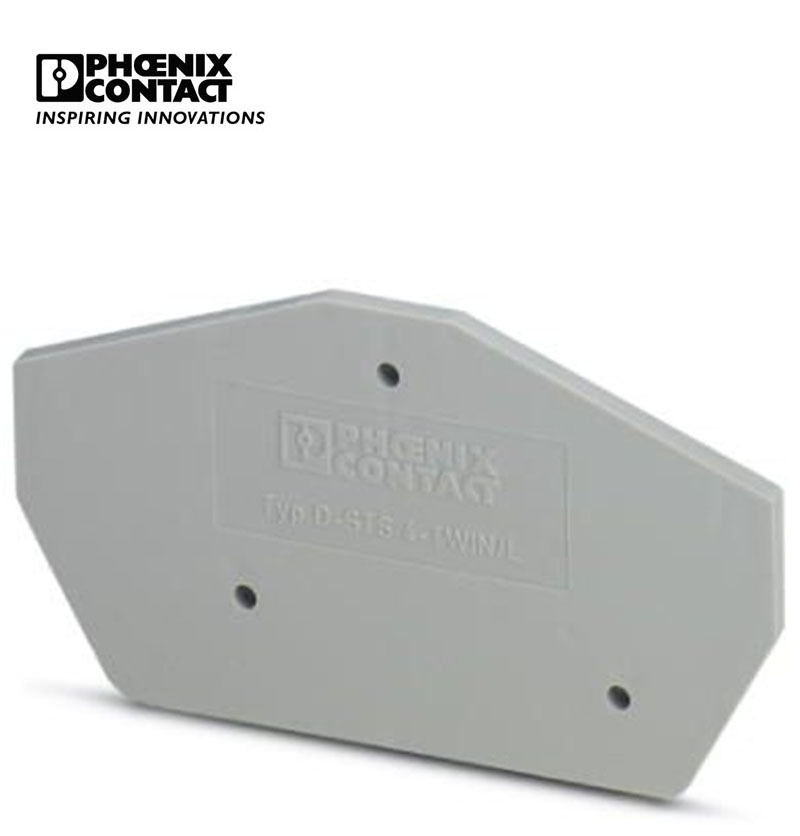 菲尼克斯接线端子 端板 - D-STS 4-TWIN/L - 3036770