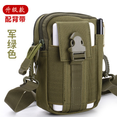 Fábrica en stock hmolle bolso de la cintura montañismo táctico deportes al aire libre bolso de la cintura camuflaje corriendo deportes teléfono móvil pequeño bolso de la cintura