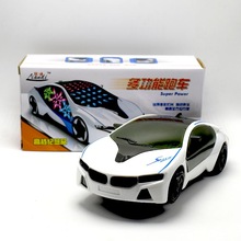 熱賣新款電動帶3D燈光音樂 概念車模型萬向兒童玩具車