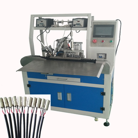 供应华中智控DC头焊接机 DC头自动焊线机 DC插头自动焊线机器人