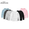 Children's cloth, T-shirt, long-sleeve girl's, 93% cotton