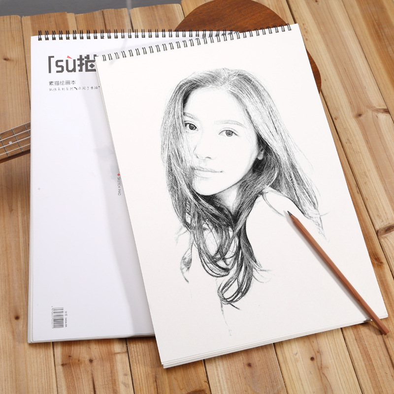 巴特福拉素描本8k定制速寫本加厚便攜美術繪畫本手繪本美術寫生本