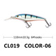 Sinking Minnow Fishing Lures 110mm 10.3g Haed Baits Fresh Water Bass Swimbait Tackle Gear