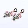 Fresh cute earrings, fashionable ear clips, city style, no pierced ears