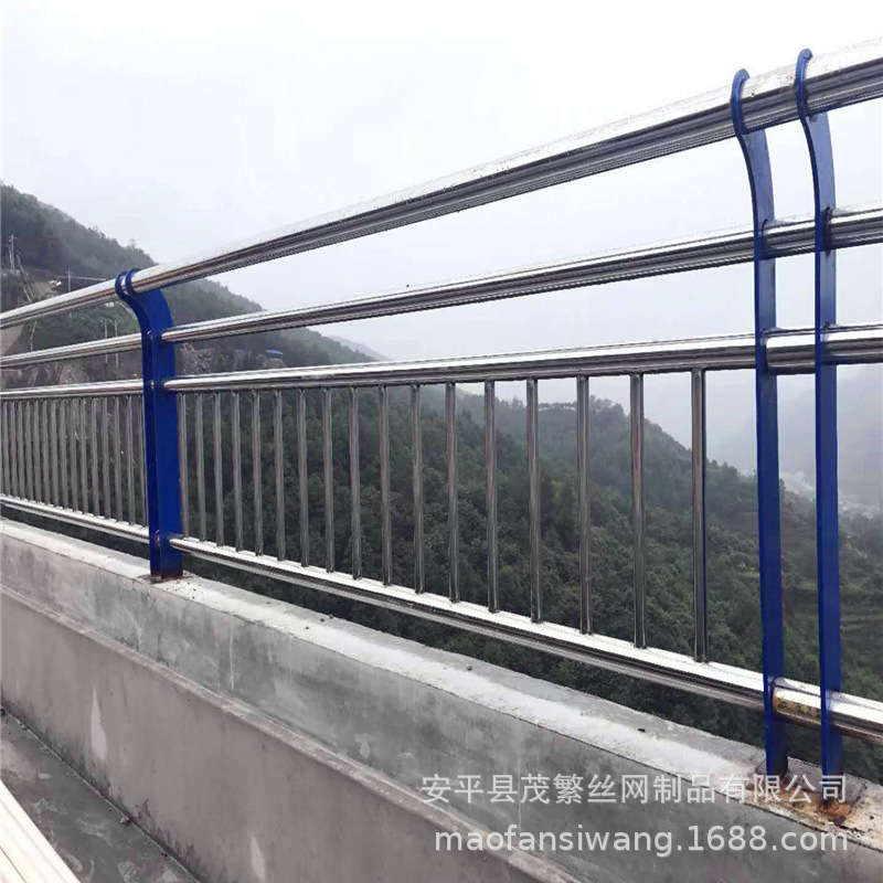 来图制作桥梁护栏304河道隔离栏 防撞护栏 高架防撞护栏