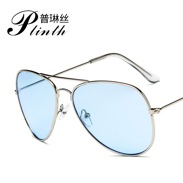 Cross-border supply 2018 fashion transparent marine sunglasses retro sunglasses jelly sunglasses 3026