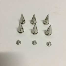 厂家直销 朋克铆钉 朋克尖钉 锌合金DIY子弹头10*20