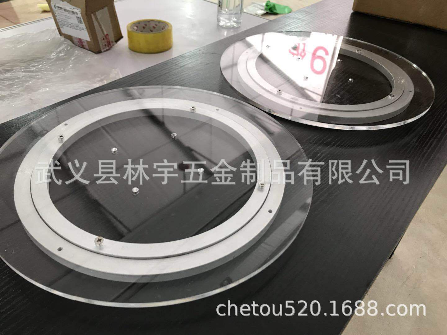 大量供应铝合金旋转指纹锁展示架