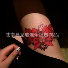 创意款纹身贴纸男女仿真刺青花臂遮疤痕逼真韩国纹身贴