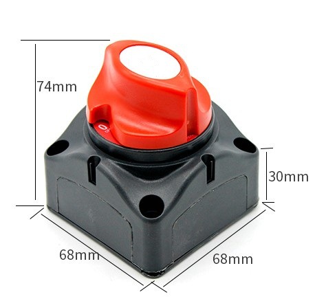 隆马电器 大电流300A按钮开关400A单极Button按钮600A开关630A 1P