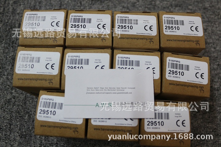 德国BANNER邦纳传感器QS18VN6AF100全新原装正品现货