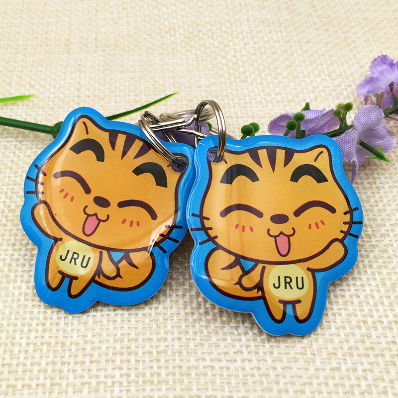 卡通滴胶IC卡 F08芯片幼儿园智能接送卡 RFID异形滴胶ID卡