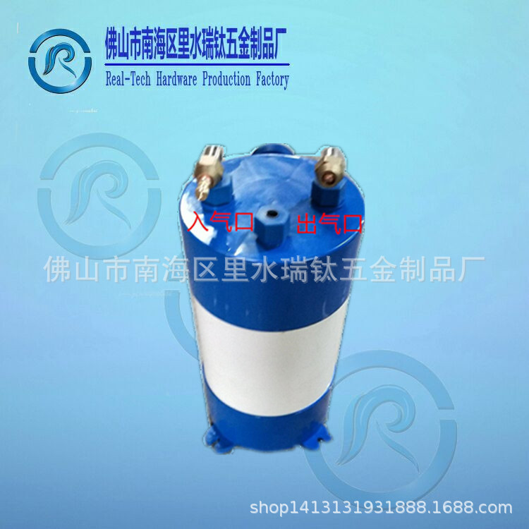 瑞钛3P纯钛桶海鲜养殖蒸发器海水淡化钛管蒸发器纯钛换热器