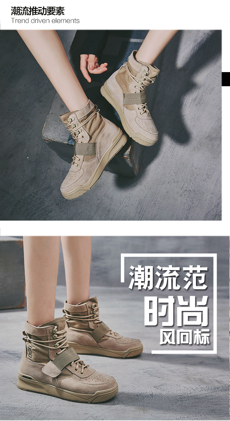 Bottes femme en Cuir + toile - Ref 3354755 Image 17