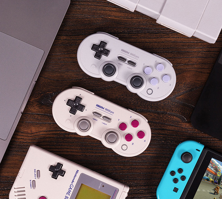 8bitdo eight-bit Hall SN30ProG classic wireless Bluetooth game handle Switch vibration burst somatosensory
