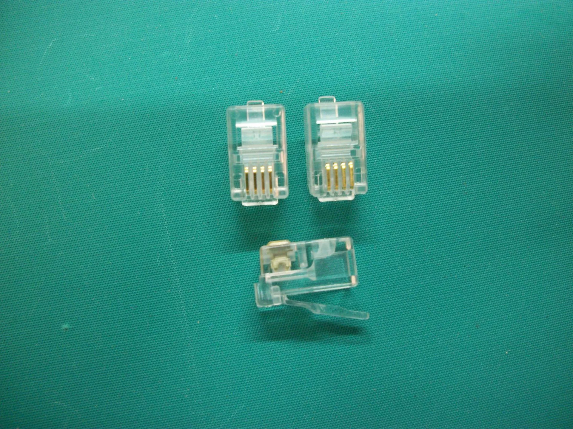 Поставка RJ45 сетевой кристалл-коннектор 8P2C металлический неэкранированный 8-жильный RJ45 для компьютера/широкополосного соединения