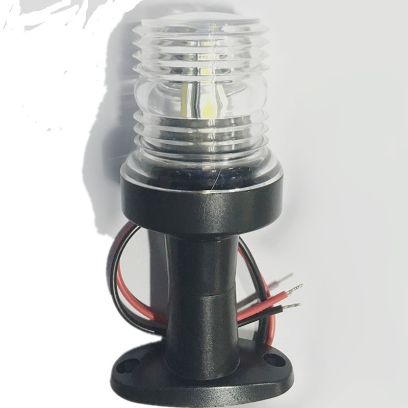 12V游艇改装LED航行信号灯船舶360°环照白光 12V/2.5W锚灯桅杆灯-阿里巴巴