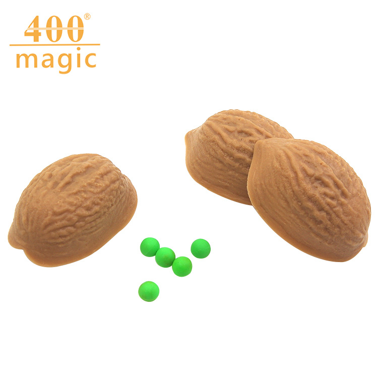 Walnut shell trick soft ball close-up magic creative new exotic children's toy factory wholesale