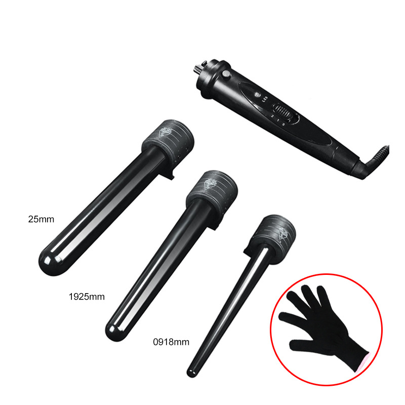 3 in 1 curling iron set conical curling...