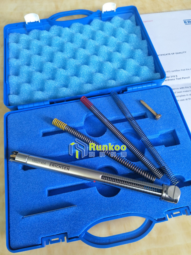 德国原装进口ERICHSEN仪力信318S硬度棒 318S硬度笔 牛顿笔0-20N