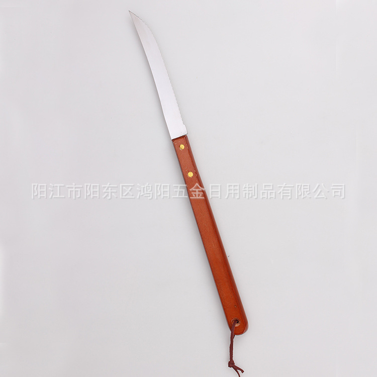 Fuente de la fábrica barbacoa Parrilla de acero inoxidable cuchillo y tenedor traje de barbacoa combinación de 2 piezas al aire libre camping barbacoa herramientas