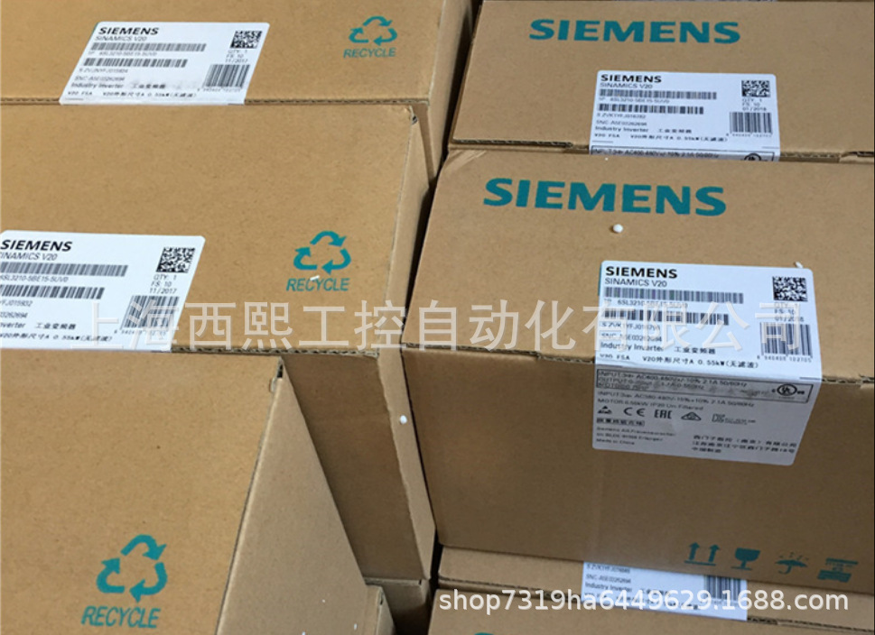 6SL3210-5BE21-5CV0西门子V20变频器1.5KW带内置滤波器 西门子