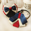 Hair mesh with bow, bow tie, set, Korean style