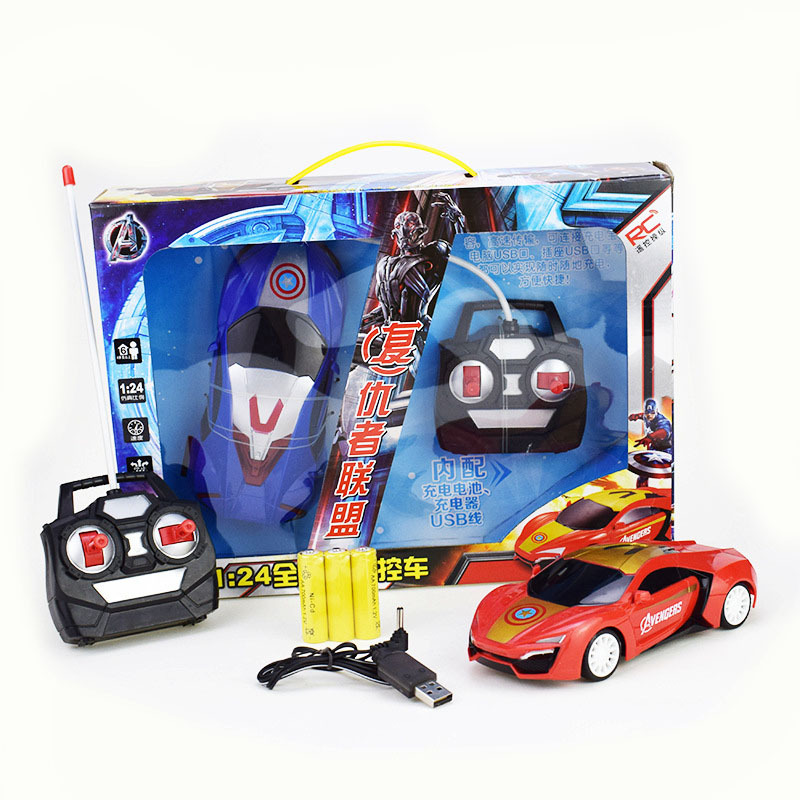 厂家直销新品1 24四通遥控车充电仿真车模儿童电动玩具地摊礼品|ms