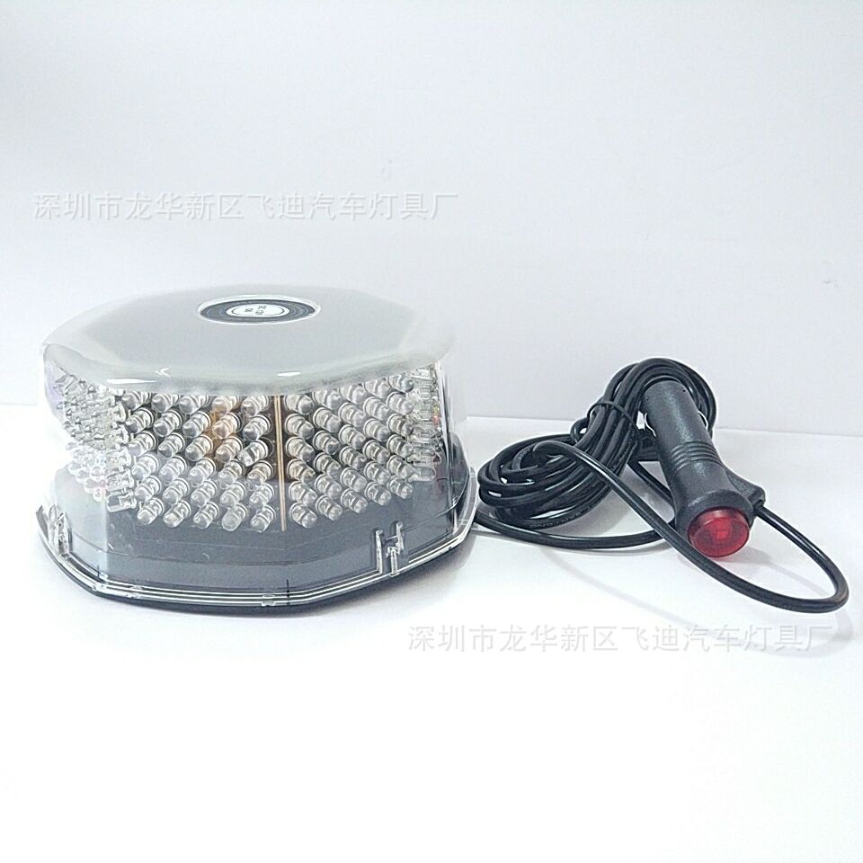 12V bread light ceiling flash light 240LED roof light engineering car light octagonal ceiling light strobe light 01020
