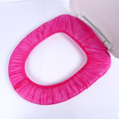 Disposable toilet seat cover, multi-color, thick, one size fits all, non-woven fabric toilet seat cover, home/hotel use