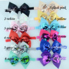 Children's flashing hair accessory, elastic headband with bow, European style, wholesale