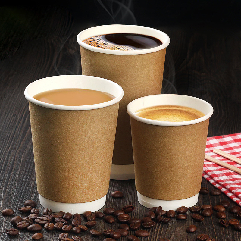 一次性关东煮纸杯子带盖牛皮纸汤杯麻辣烫撸串外卖打包炸串串纸桶-阿里巴巴