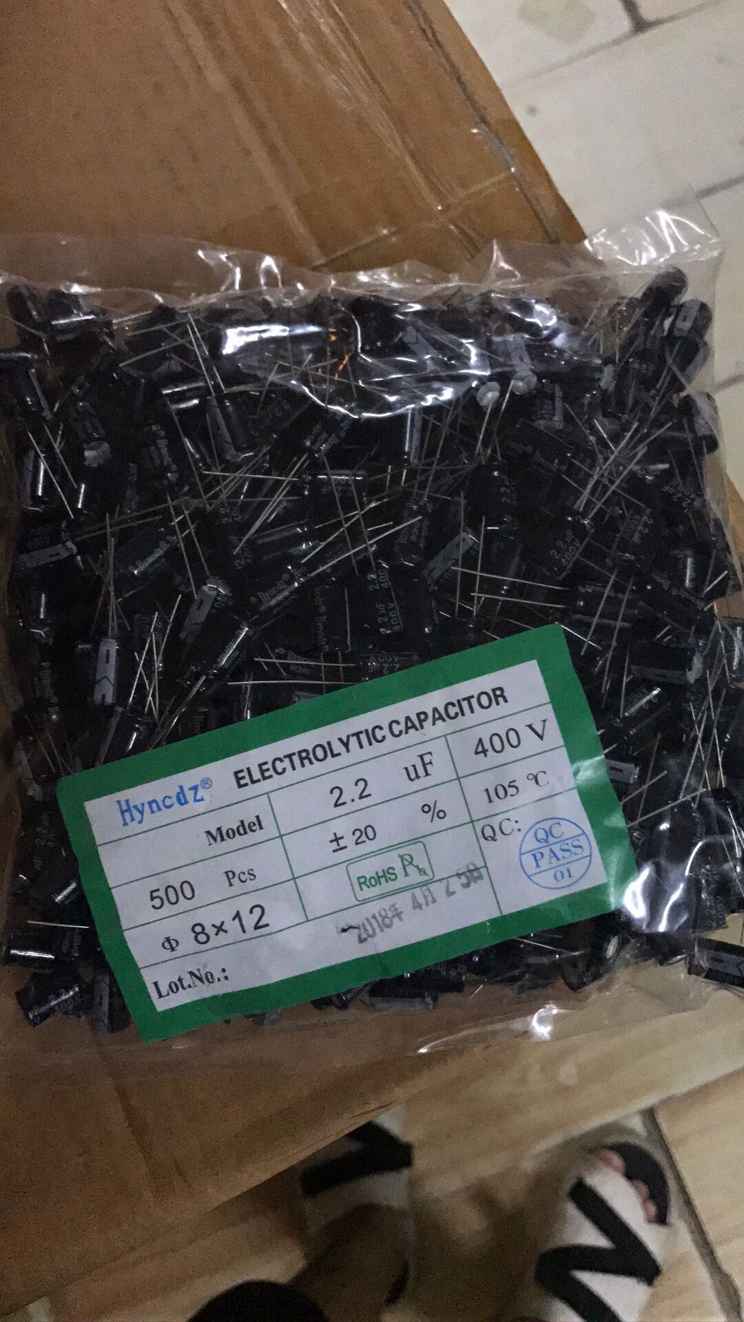 供应hyncdz铝电解电容 400V2.2UF