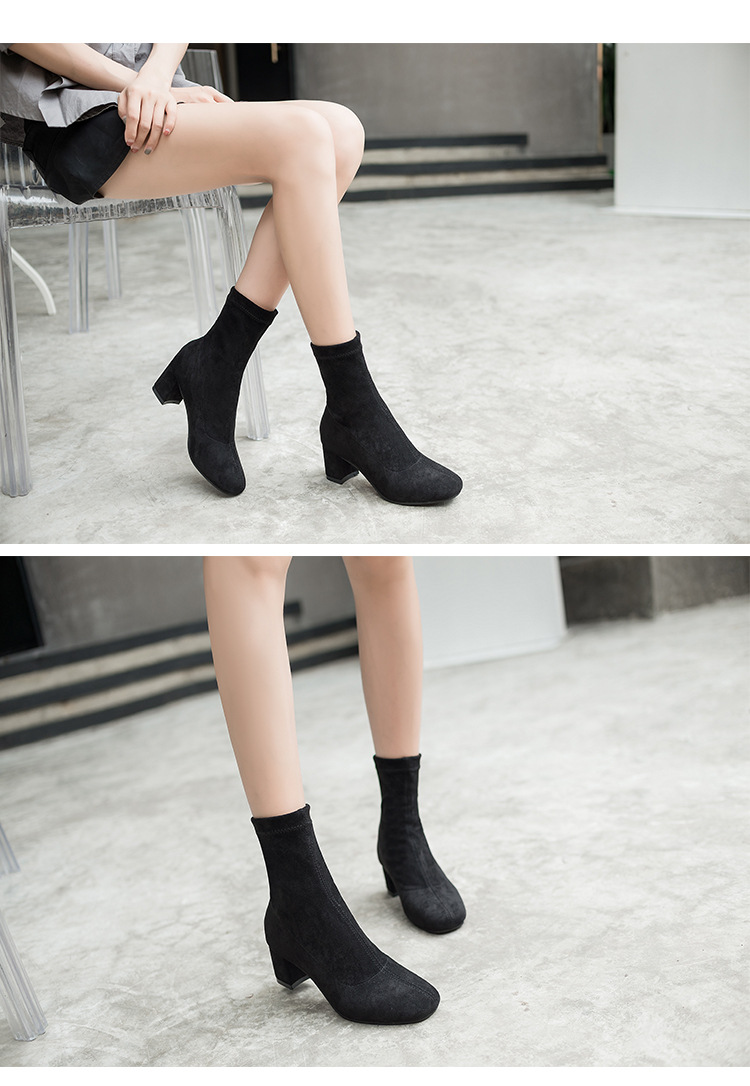 Bottes femme en Daim - Ref 3354891 Image 17