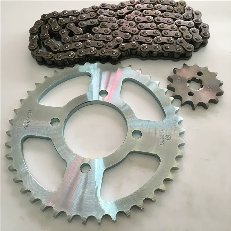 Аксессуары для мотоциклов легкая езда Junchi GT125 QS125-5 размер звездочки/цепи/комплект цепи 43-14