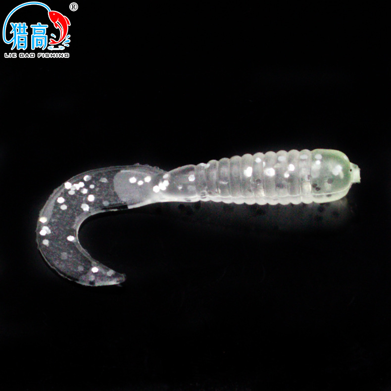 Soft Grubs Fishing Lures Curl Tail Plastics Fresh Water Cod croaker Swimbait Tackle Gear