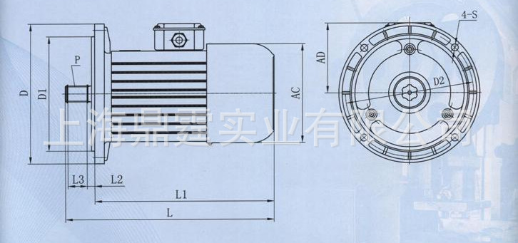 ����-���� ����ƶ�ʵ��ת�������첽�綯�� YDE-90L-4-1.5KW ��