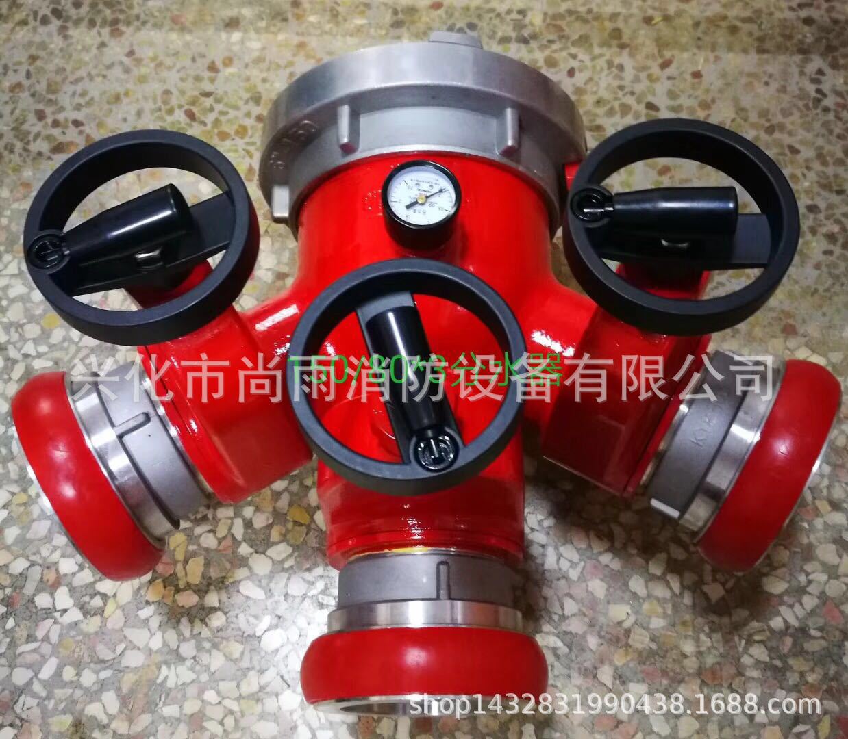 消防 分水器 大口径 三分水 150进80*3出