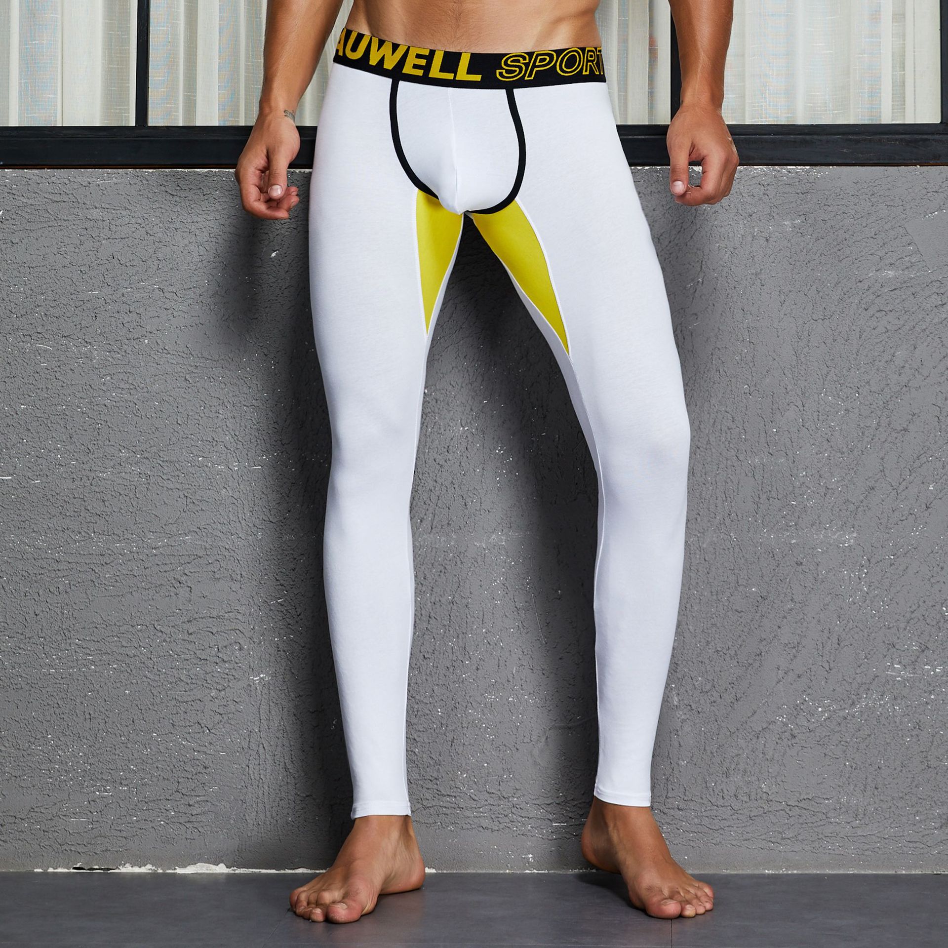 秋冬新款男士纯棉秋裤 tauwell特为 男式打底裤厂家批发 男秋裤