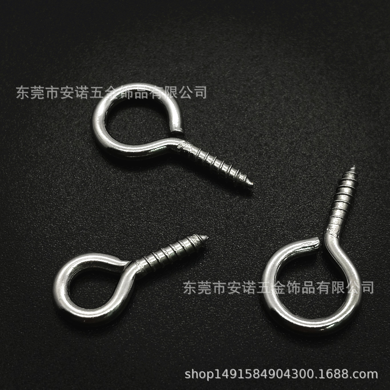 饰品配件_供应不锈钢羊眼钉 羊角钉 螺丝钉 尖角平角螺纹diy饰品 - 阿里巴巴