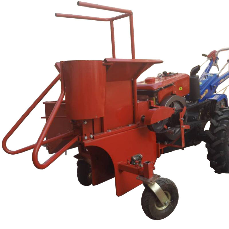 热销割茬高低可调带电启动性能稳定高效率农用小型单行玉米收获机