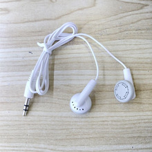 厂家批发便宜MP3耳机耳塞式 入耳式一次性航空配机耳机 有线耳机