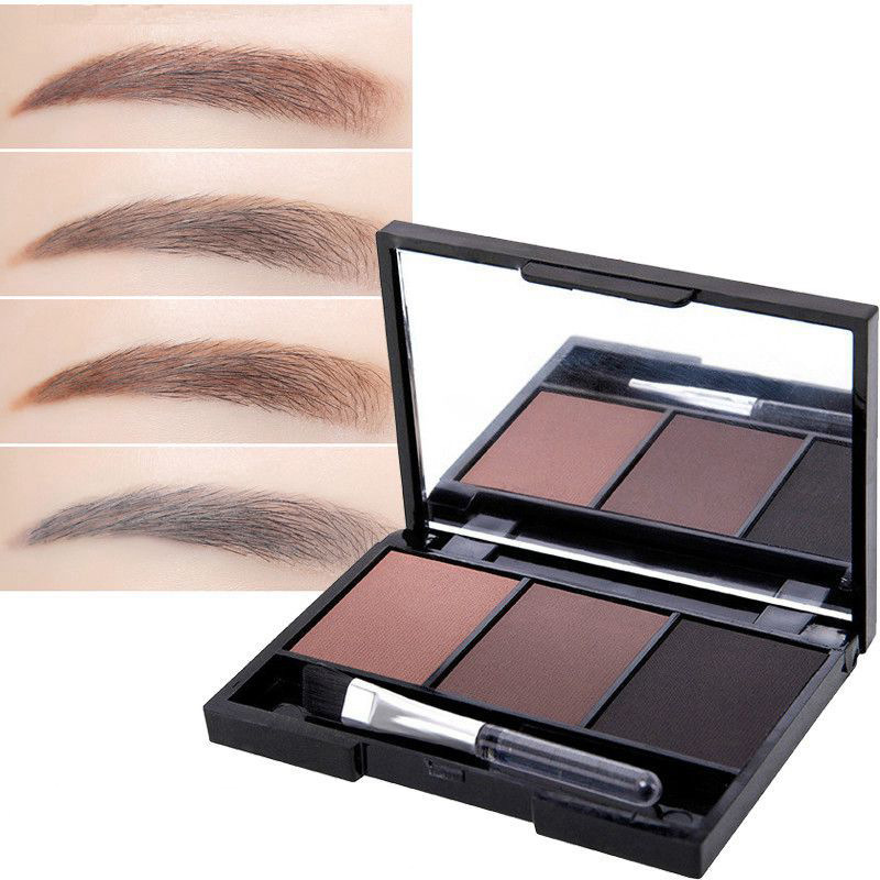 Eyebrow Lazy man beginner Eyebrow Easy to color Halo Lock Color Long Tricolor Brows Wholesale