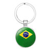 Football keychain, transport, pendant, Russia, with gem