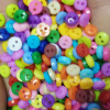 6mm plastic two -eyed bread buttons nylon button design accessories accessories handmade buttons foreign trade buttons